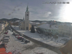 Náměstí, koste sv. Markéty