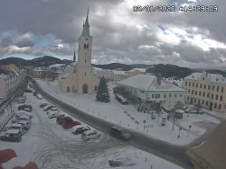 Náměstí, koste sv. Markéty