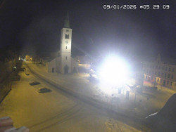 Náměstí, koste sv. Markéty