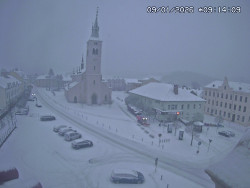 Náměstí, koste sv. Markéty