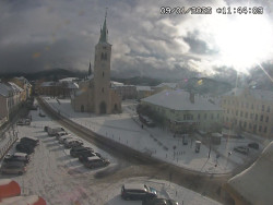 Náměstí, koste sv. Markéty