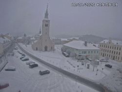 Náměstí, koste sv. Markéty