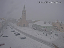 Náměstí, koste sv. Markéty