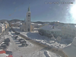 Náměstí, koste sv. Markéty