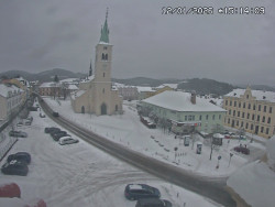 Náměstí, koste sv. Markéty