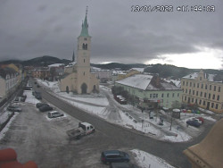 Náměstí, koste sv. Markéty