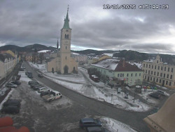 Náměstí, koste sv. Markéty