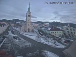 Náměstí, koste sv. Markéty