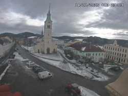 Náměstí, koste sv. Markéty