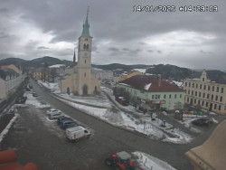 Náměstí, koste sv. Markéty