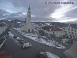 Náměstí, koste sv. Markéty