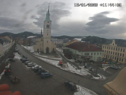 Náměstí, koste sv. Markéty