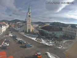 Náměstí, koste sv. Markéty