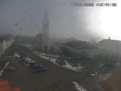 Náměstí, koste sv. Markéty