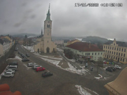 Náměstí, koste sv. Markéty