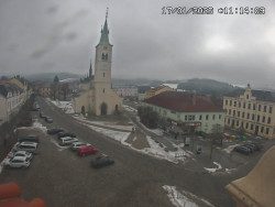 Náměstí, koste sv. Markéty