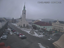 Náměstí, koste sv. Markéty