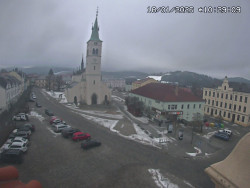 Náměstí, koste sv. Markéty