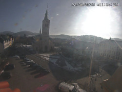 Náměstí, koste sv. Markéty