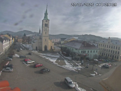 Náměstí, koste sv. Markéty