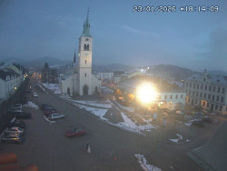 Náměstí, koste sv. Markéty