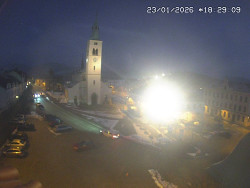 Náměstí, koste sv. Markéty