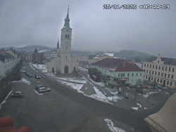 Náměstí, koste sv. Markéty