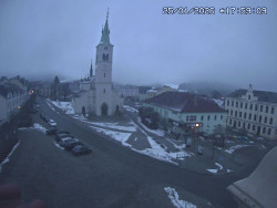 Náměstí, koste sv. Markéty