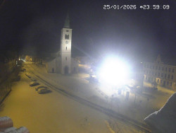 Náměstí, koste sv. Markéty