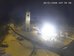 Náměstí, koste sv. Markéty