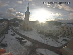 Náměstí, koste sv. Markéty