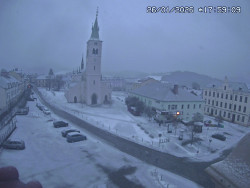 Náměstí, koste sv. Markéty