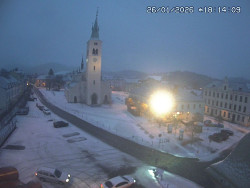 Náměstí, koste sv. Markéty