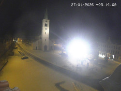 Náměstí, koste sv. Markéty