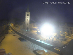 Náměstí, koste sv. Markéty