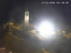 Náměstí, koste sv. Markéty