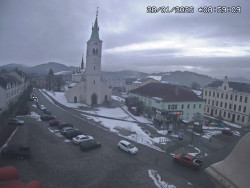 Náměstí, koste sv. Markéty