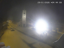 Náměstí, koste sv. Markéty