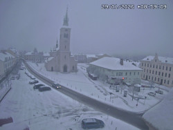 Náměstí, koste sv. Markéty