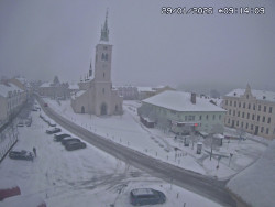 Náměstí, koste sv. Markéty