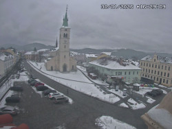 Náměstí, koste sv. Markéty