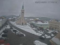 Náměstí, koste sv. Markéty