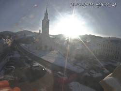 Náměstí, koste sv. Markéty