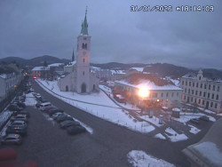 Náměstí, koste sv. Markéty