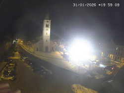 Náměstí, koste sv. Markéty