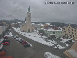 Náměstí, koste sv. Markéty