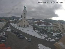 Náměstí, koste sv. Markéty