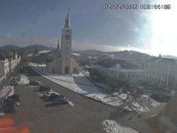 Náměstí, koste sv. Markéty