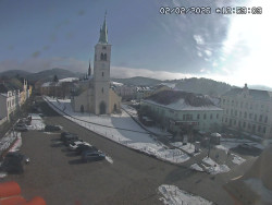 Náměstí, koste sv. Markéty