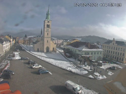 Náměstí, koste sv. Markéty